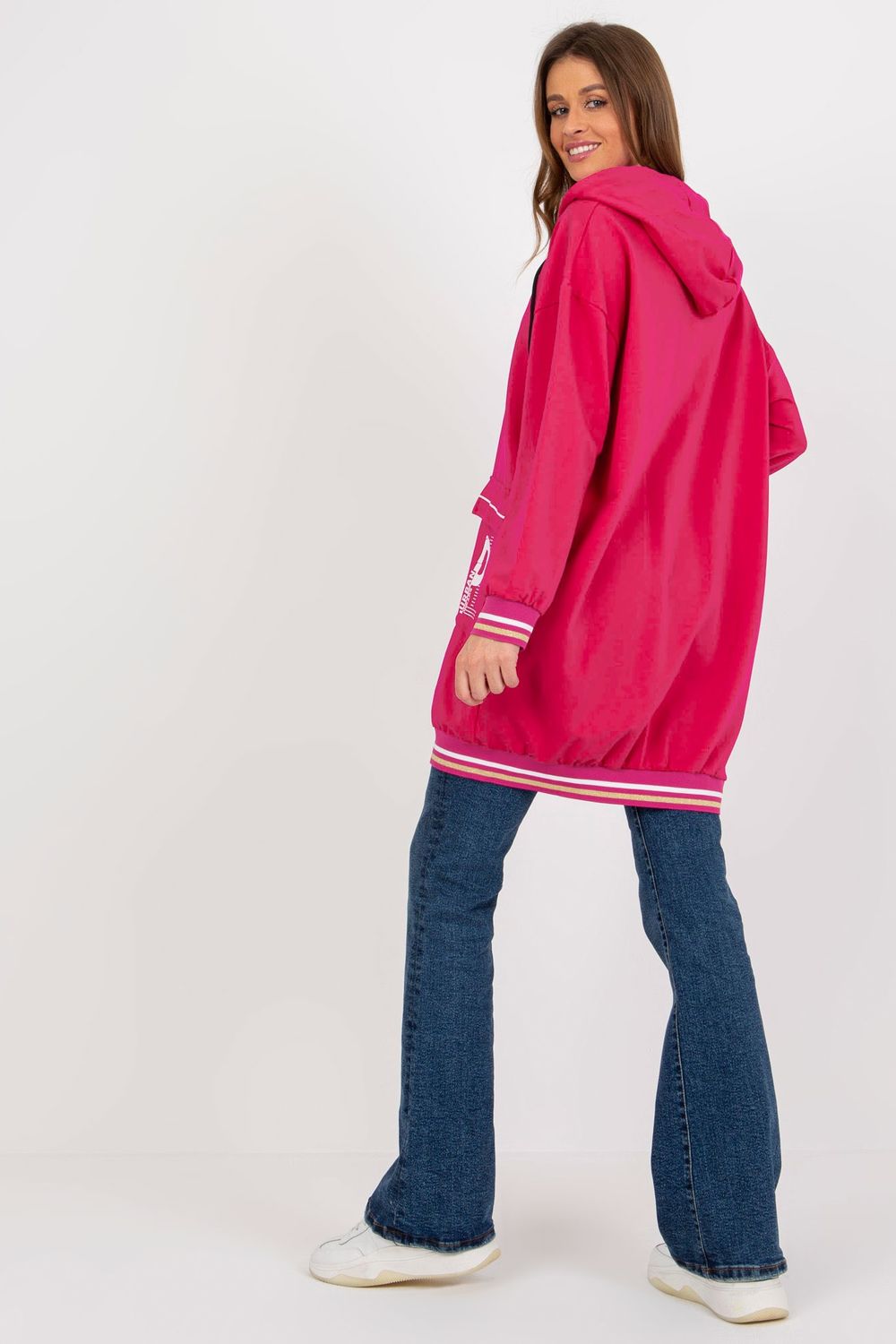 Bluza Damska Model RV-BL-8149.91P Fuksja - Relevance176362 - Różowy - obrazek 3