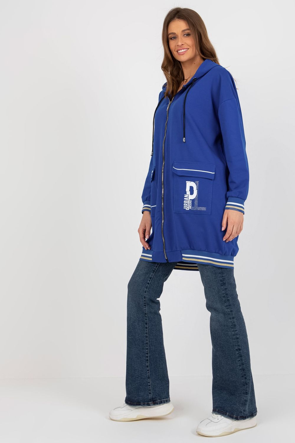 Bluza Damska Model RV-BL-8149.91P Dark Blue - Relevance176363 - Niebieski - obrazek 2