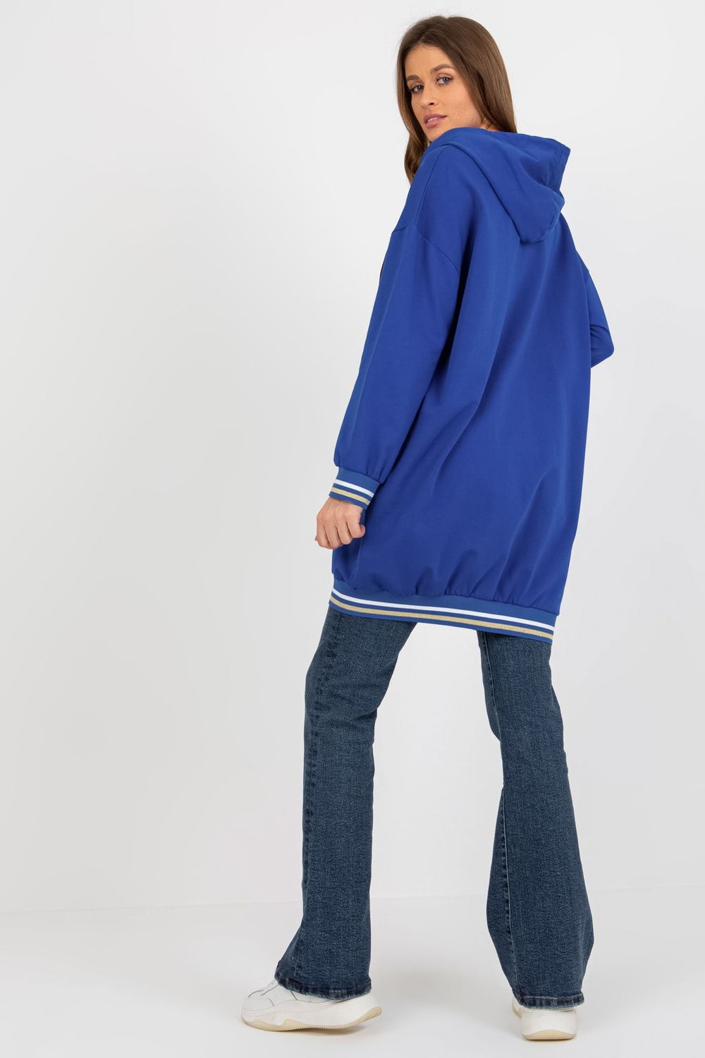 Bluza Damska Model RV-BL-8149.91P Dark Blue - Relevance176363 - Niebieski - obrazek 3