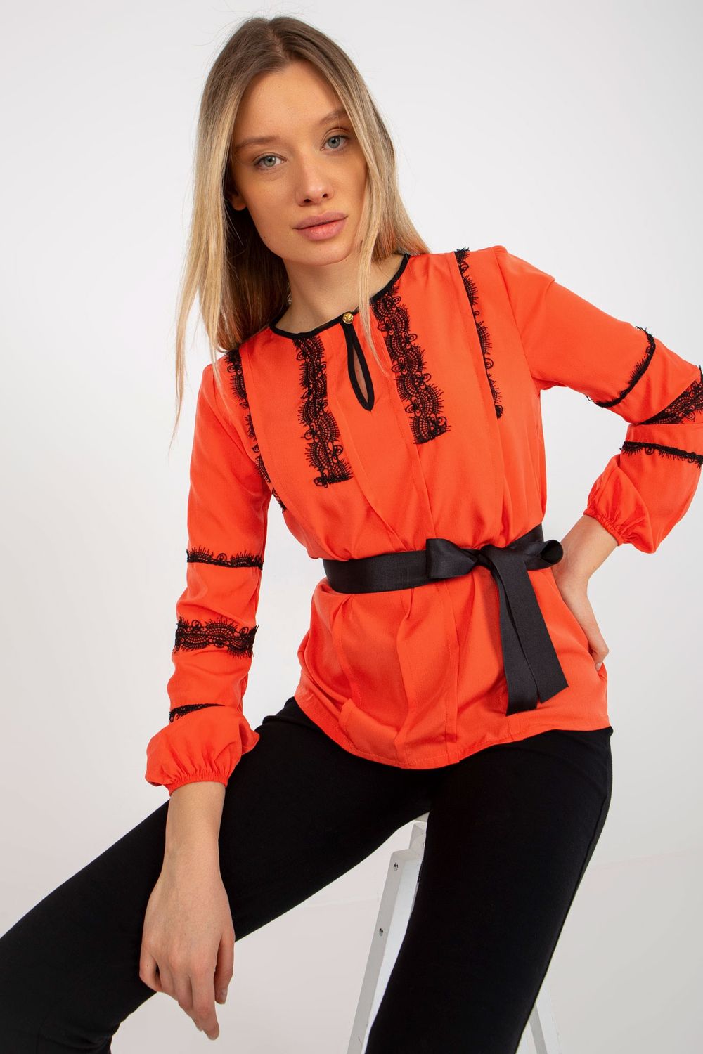 Bluzka Model LK-BZ-506122.35X Orange - Lakerta176736 - Pomarańczowy - obrazek 2
