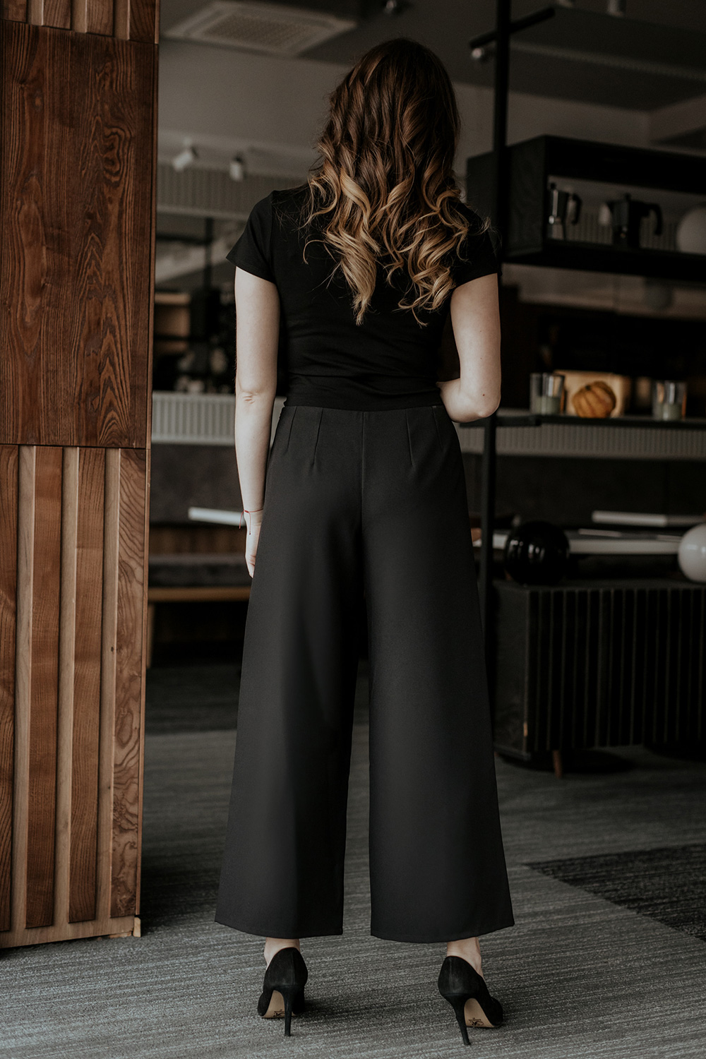 Spodnie Damskie Model T375/3 Black - Tessita176701 - Czarny - obrazek 2