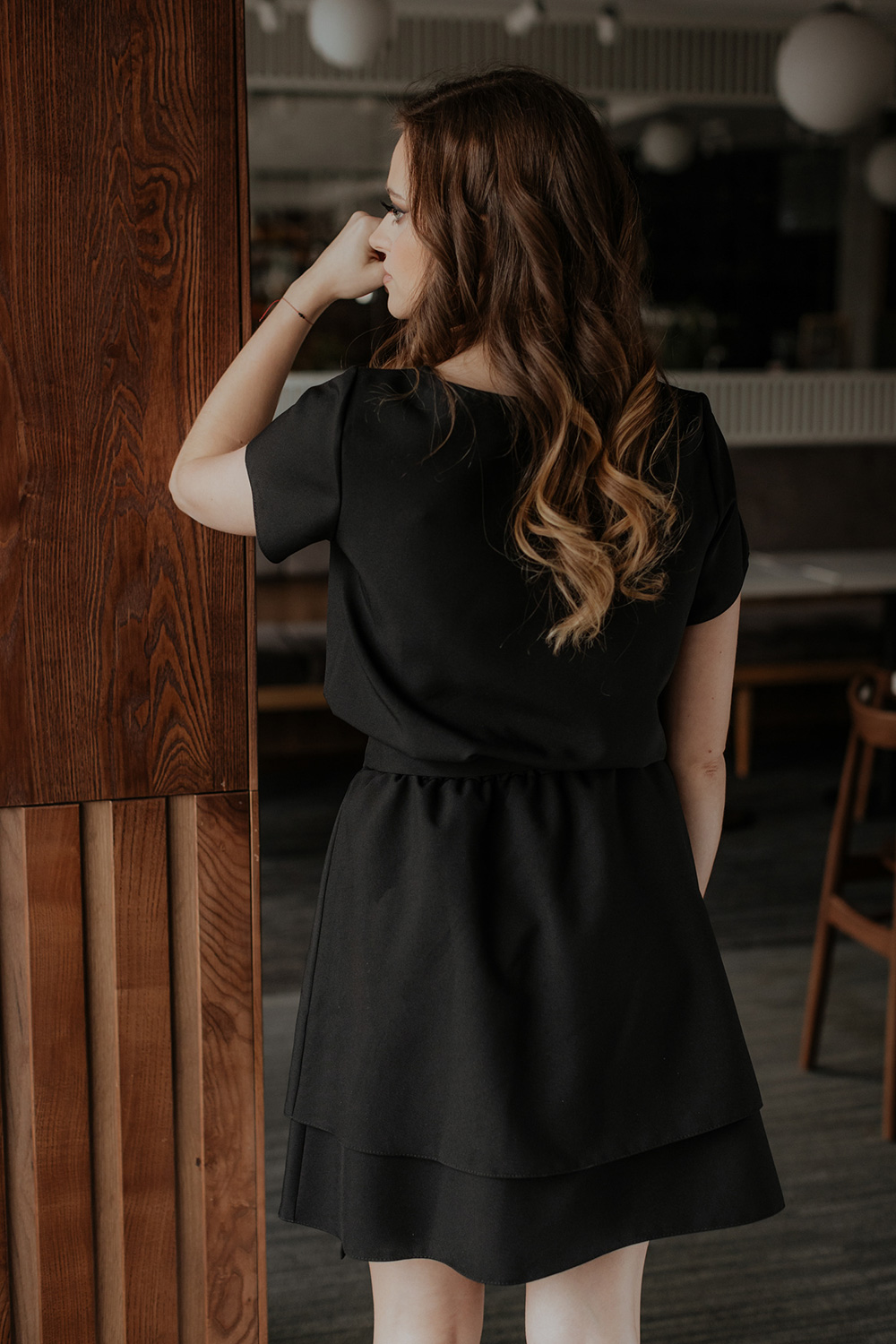 Sukienka Model T374/3 Black - Tessita176706 - Czarny - obrazek 3