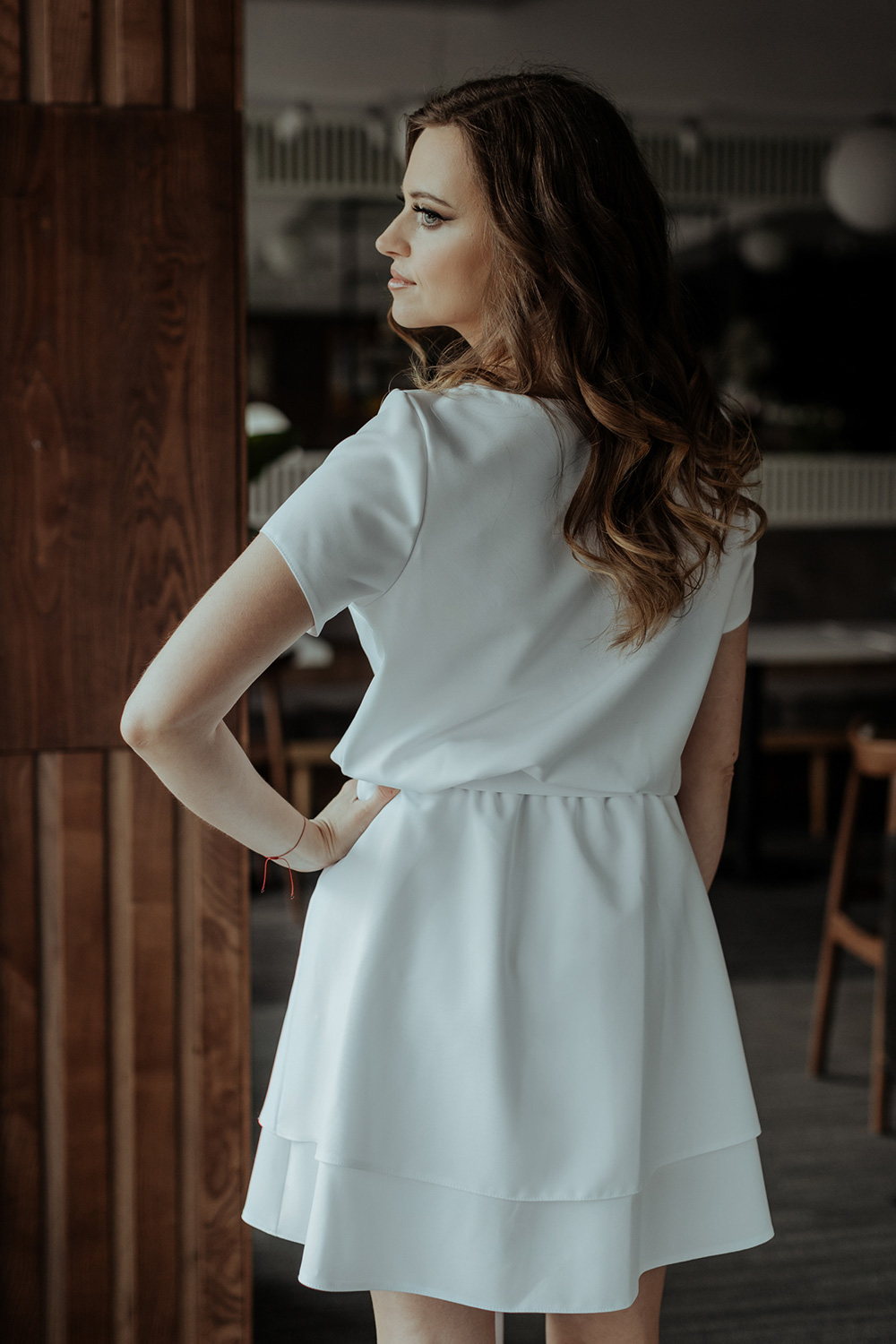 Sukienka Model T374/1 White - Tessita176707 - Biały - obrazek 3