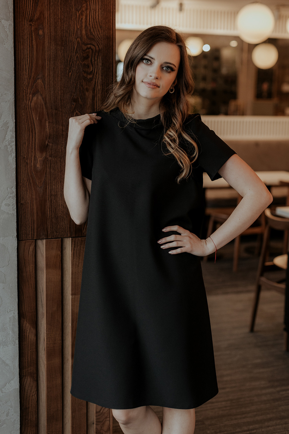 Sukienka Model T373/3 Black - Tessita176711 - Czarny