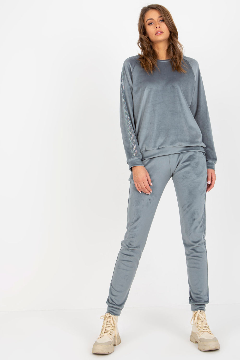 Spodnie Komplet Model RV-KMPL-8436.40 Grey/Blue - Relevance177083 - Niebieski - obrazek 3