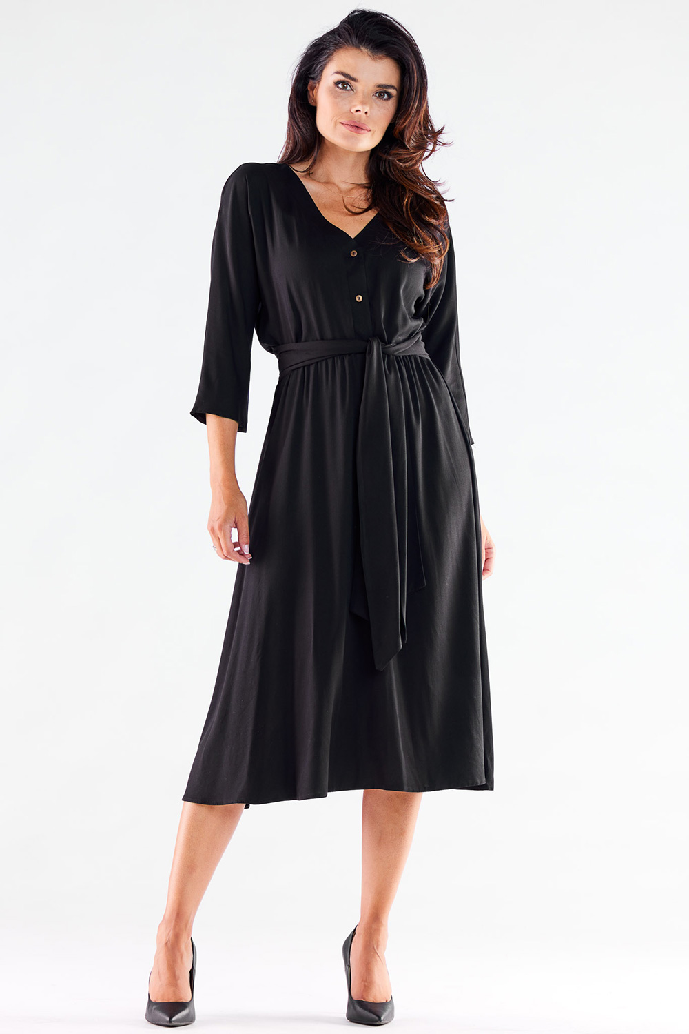 Sukienka Model A522 Black - awama176878 - Czarny - obrazek 2