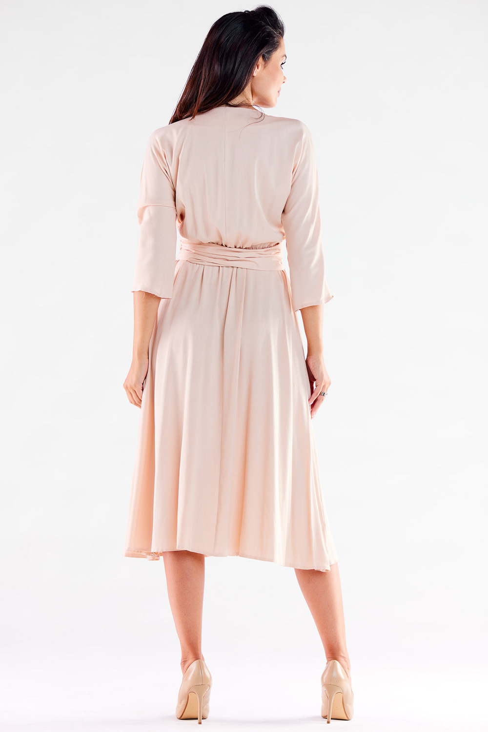 Sukienka Model A522 Beige - awama176879 - Beżowy - obrazek 3