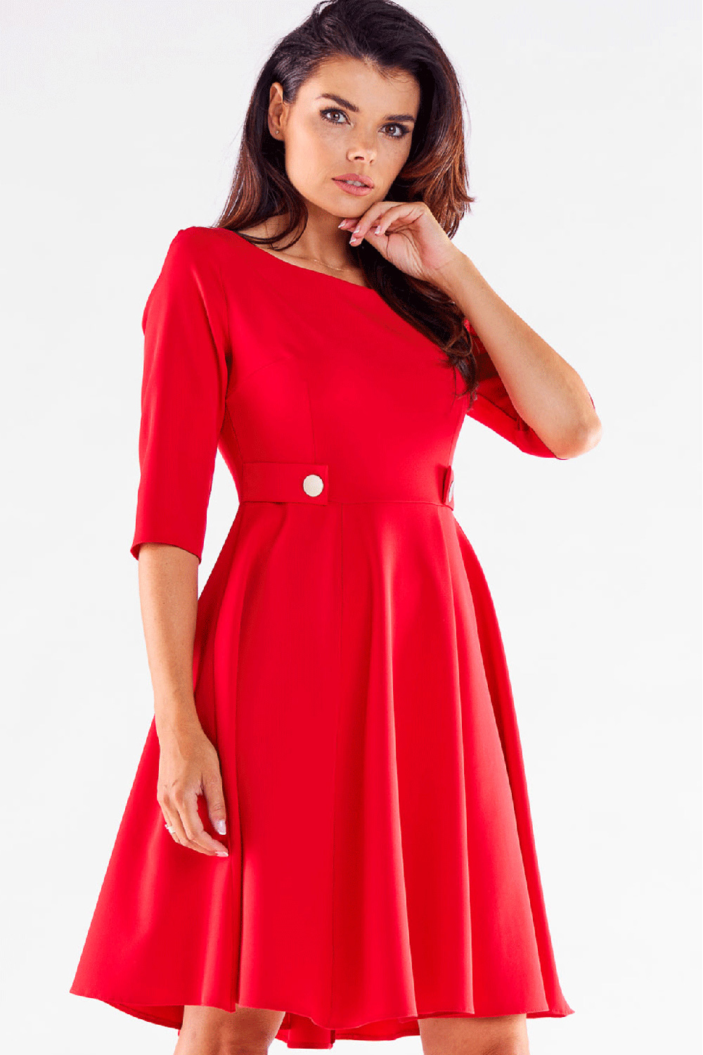Sukienka Model A520 Red - awama176884 - Czerwony