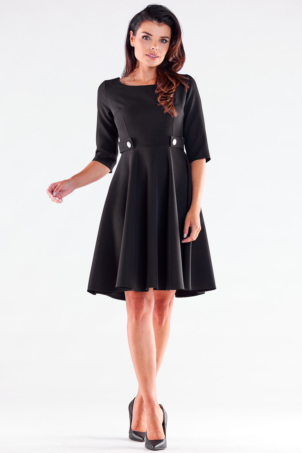 Sukienka Model A520 Black - awama176887 - Czarny - obrazek 2