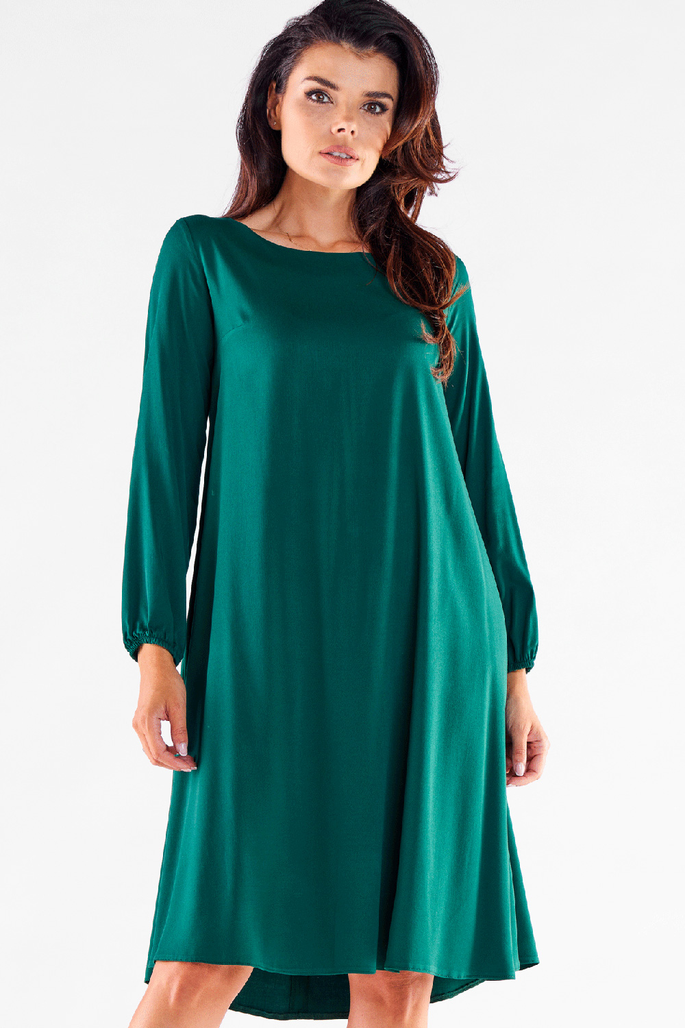 Sukienka Model A524 Bottle Green - awama173926 - Zielony - obrazek 3