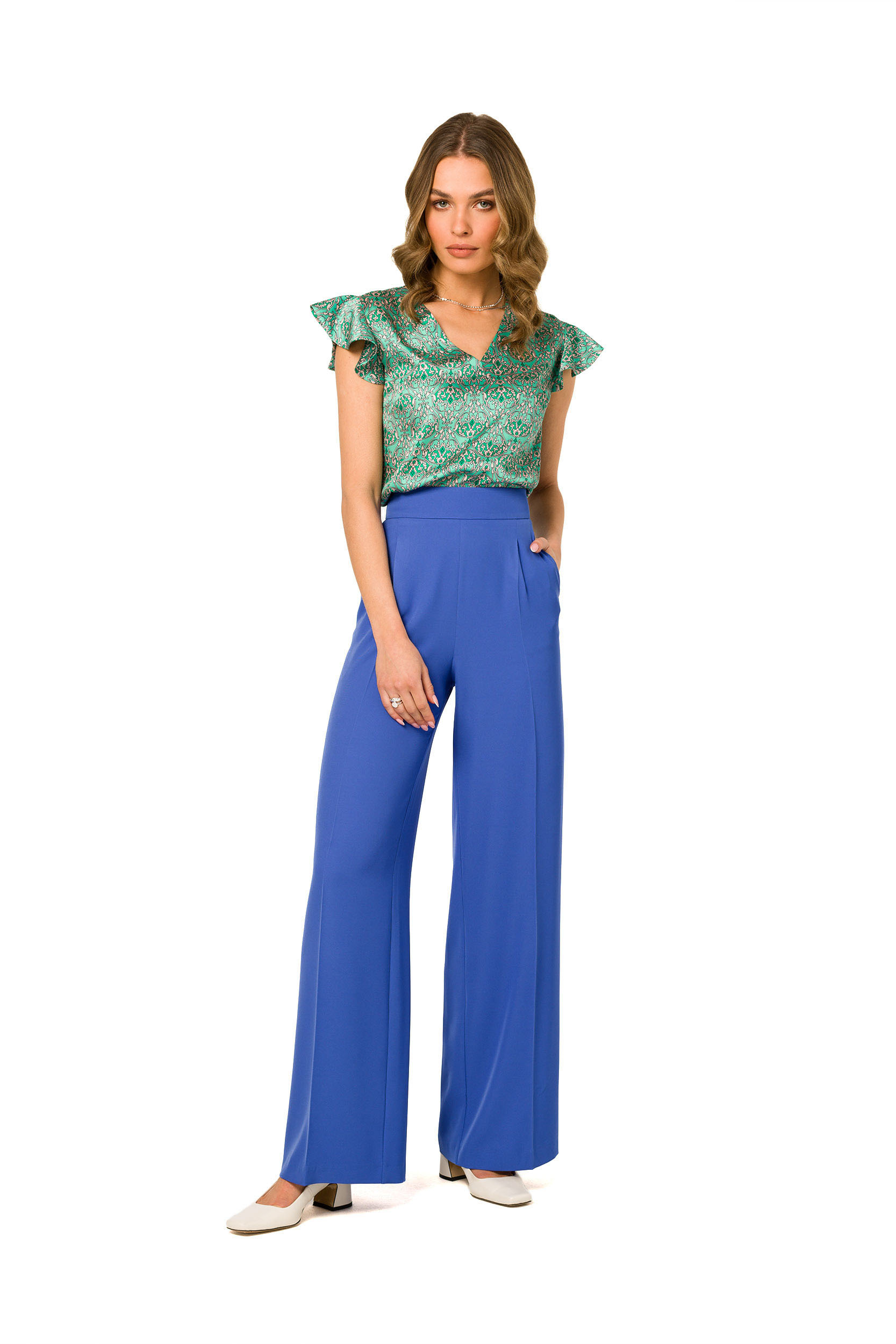 Spodnie Damskie Model S331 Blue - Stylove177225 - Niebieski