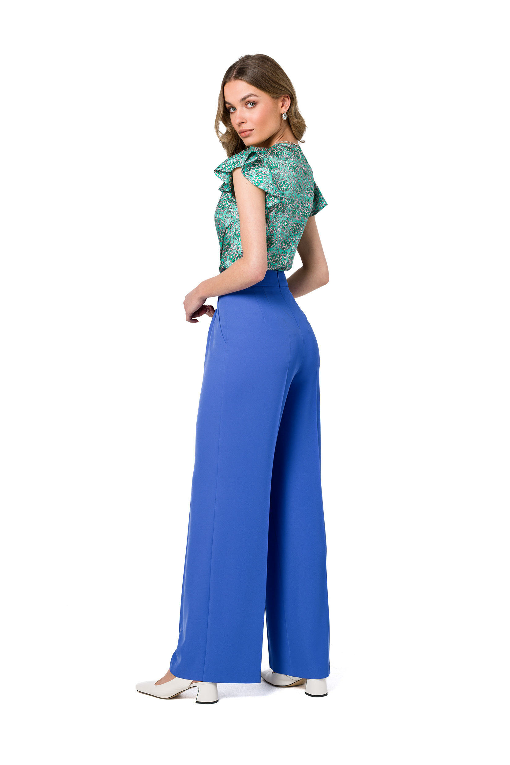 Spodnie Damskie Model S331 Blue - Stylove177225 - Niebieski - obrazek 2