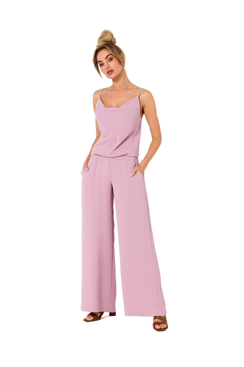 Kombinezon Model MOE737 Dirty Pink - Moe177569 - Różowy