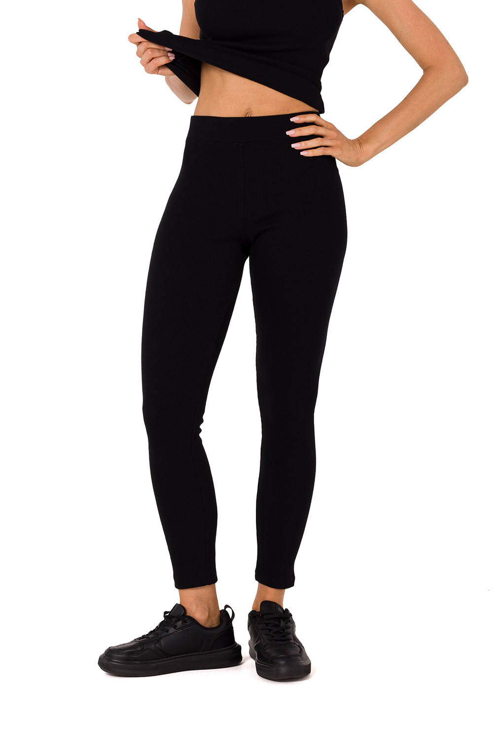 Legginsy Model MOE734 Black - Moe177582 - Czarny