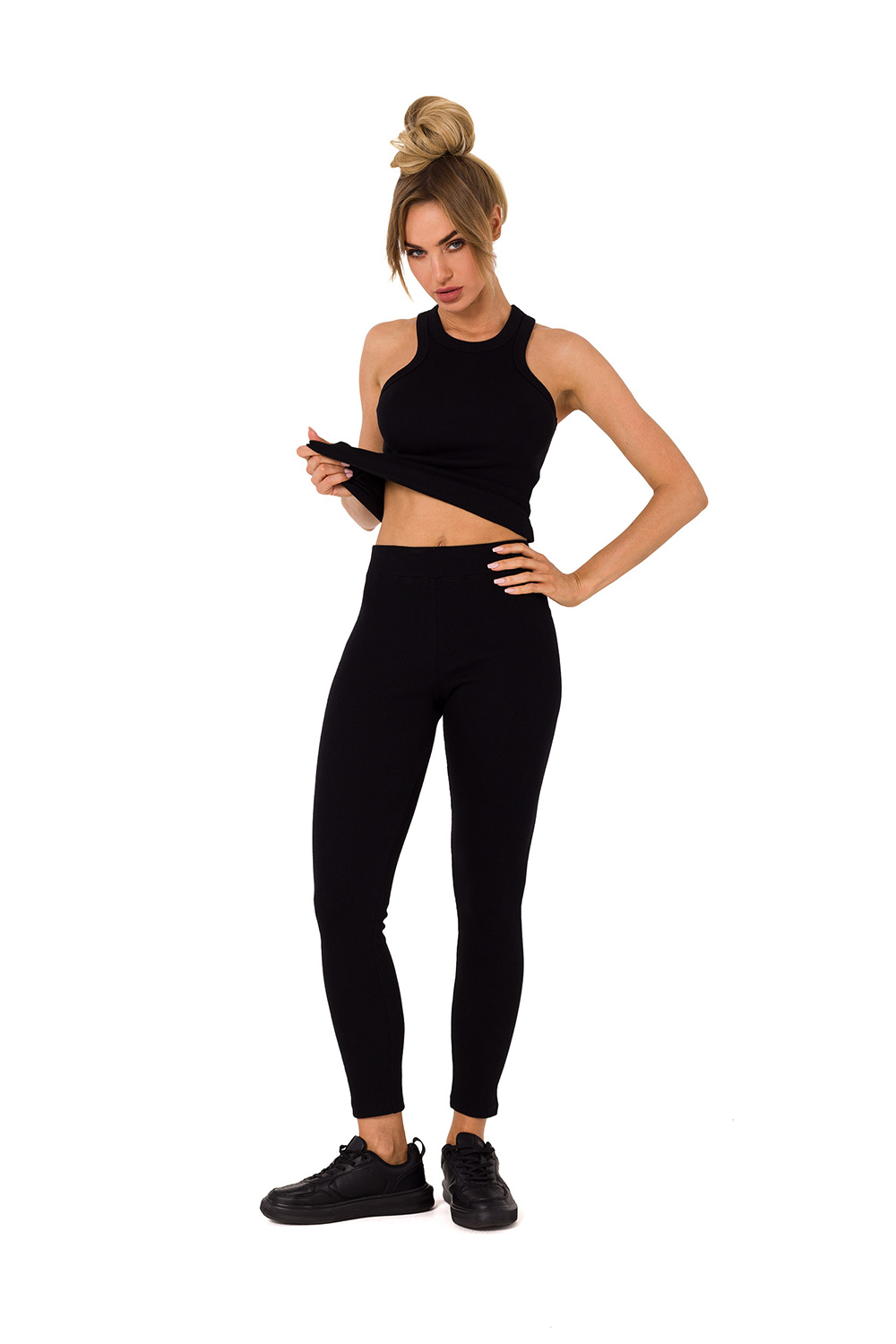Legginsy Model MOE734 Black - Moe177582 - Czarny - obrazek 2