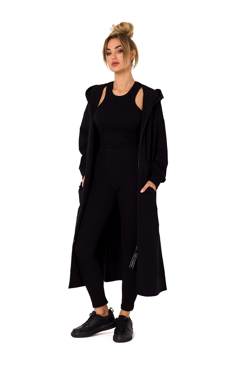 Bluza Damska Model MOE729 Black - Moe177607 - Czarny