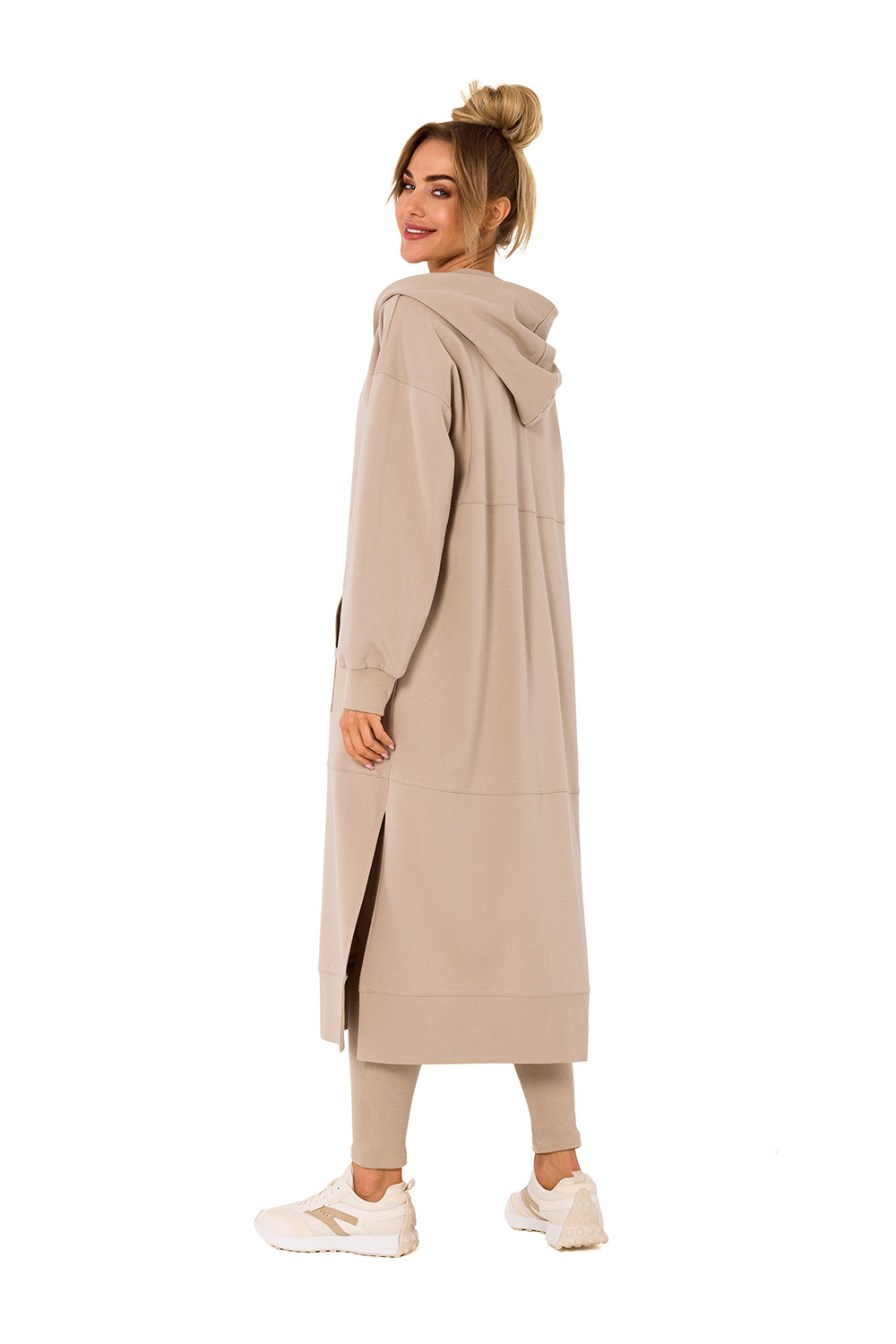 Bluza Damska Model MOE729 Beige - Moe177608 - Beżowy - obrazek 2