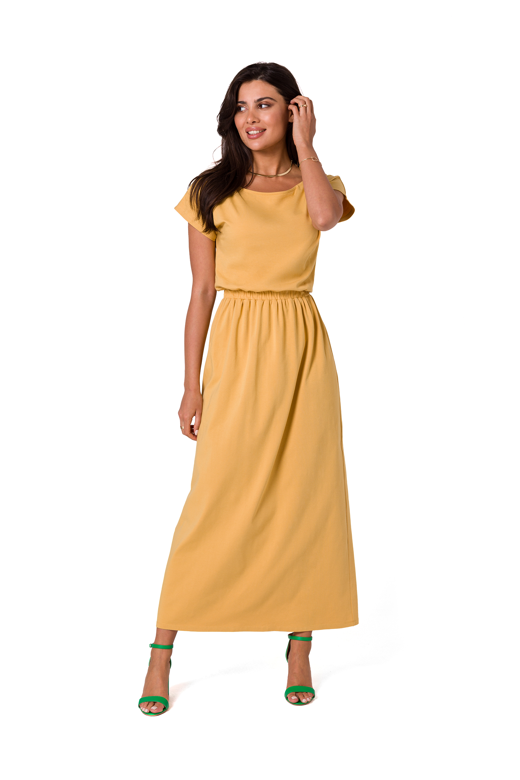 Sukienka Model B264 Honey - BeWear177943 - Żółty