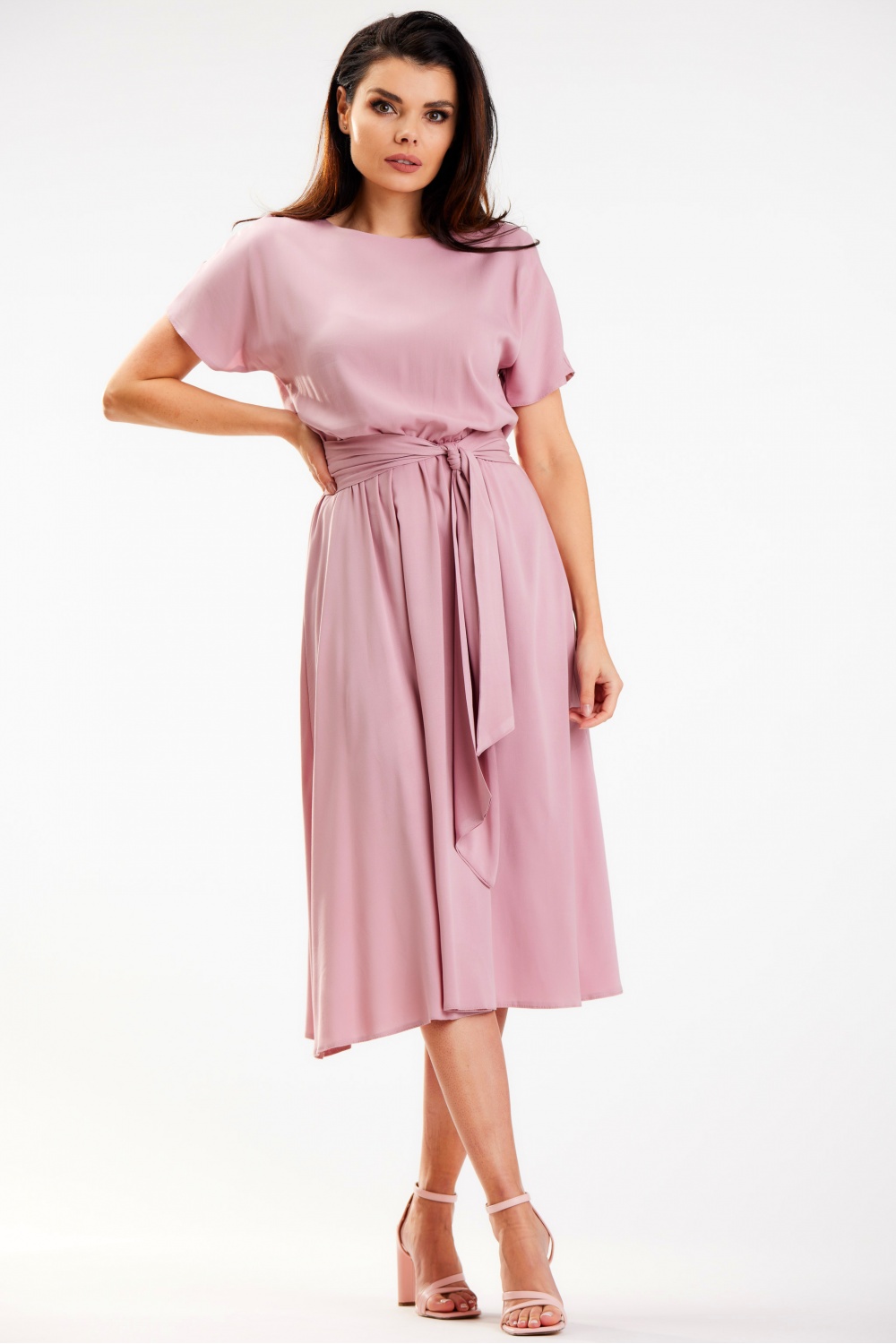 Sukienka Model A576 Dirty Pink - awama178665 - Różowy