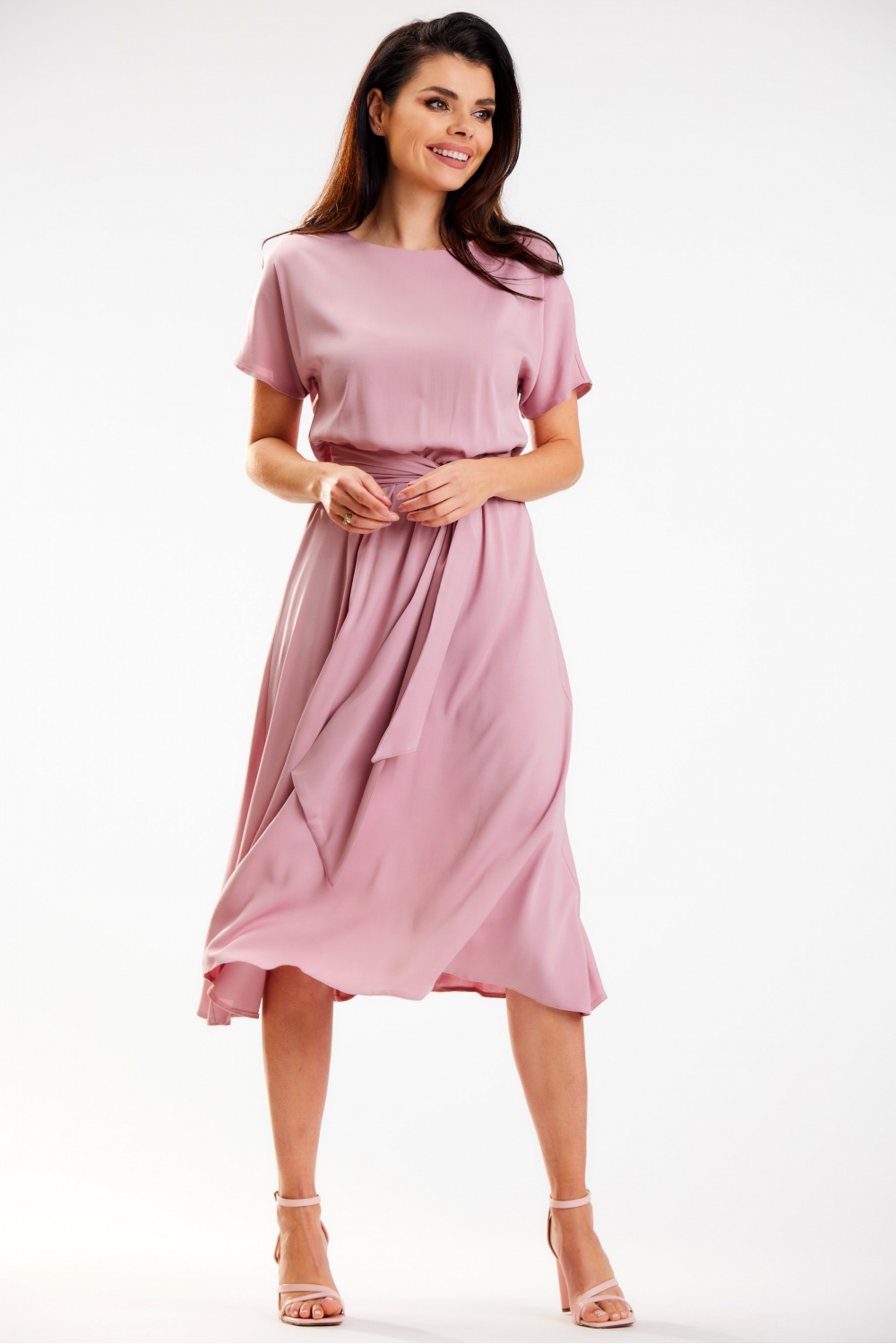 Sukienka Model A576 Dirty Pink - awama178665 - Różowy - obrazek 2
