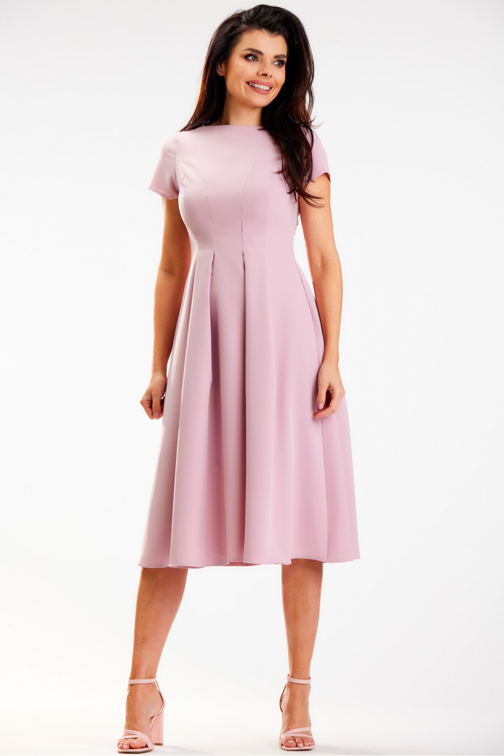 Sukienka Model A569 Dirty Pink - awama178674 - Różowy - obrazek 4