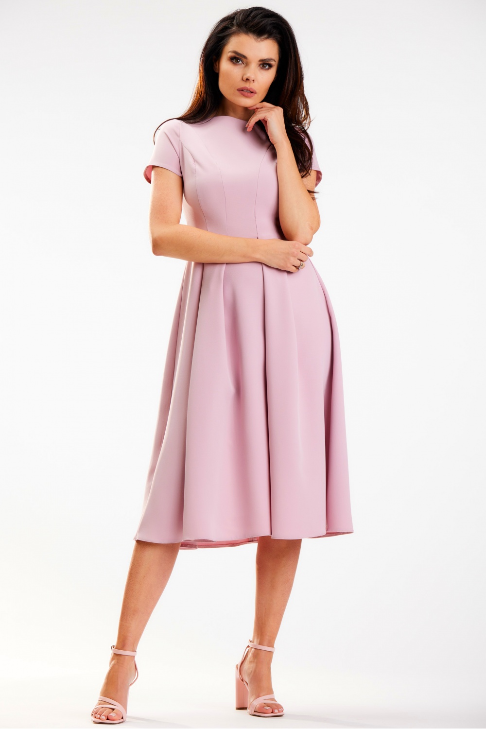 Sukienka Model A569 Dirty Pink - awama178674 - Różowy - obrazek 2