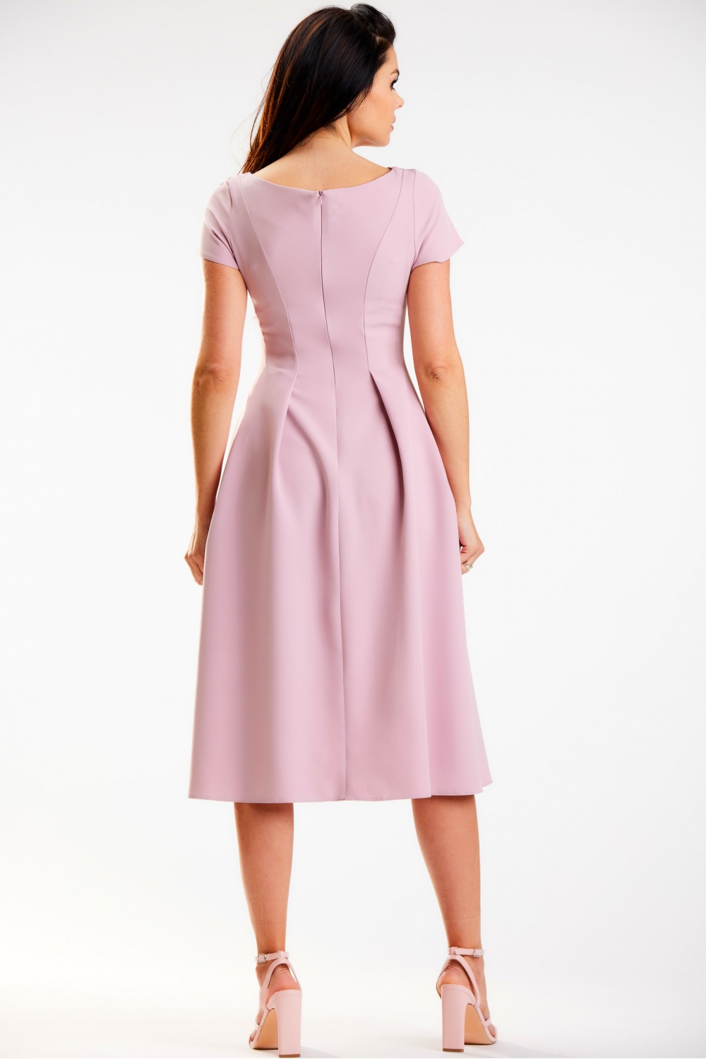 Sukienka Model A569 Dirty Pink - awama178674 - Różowy - obrazek 3