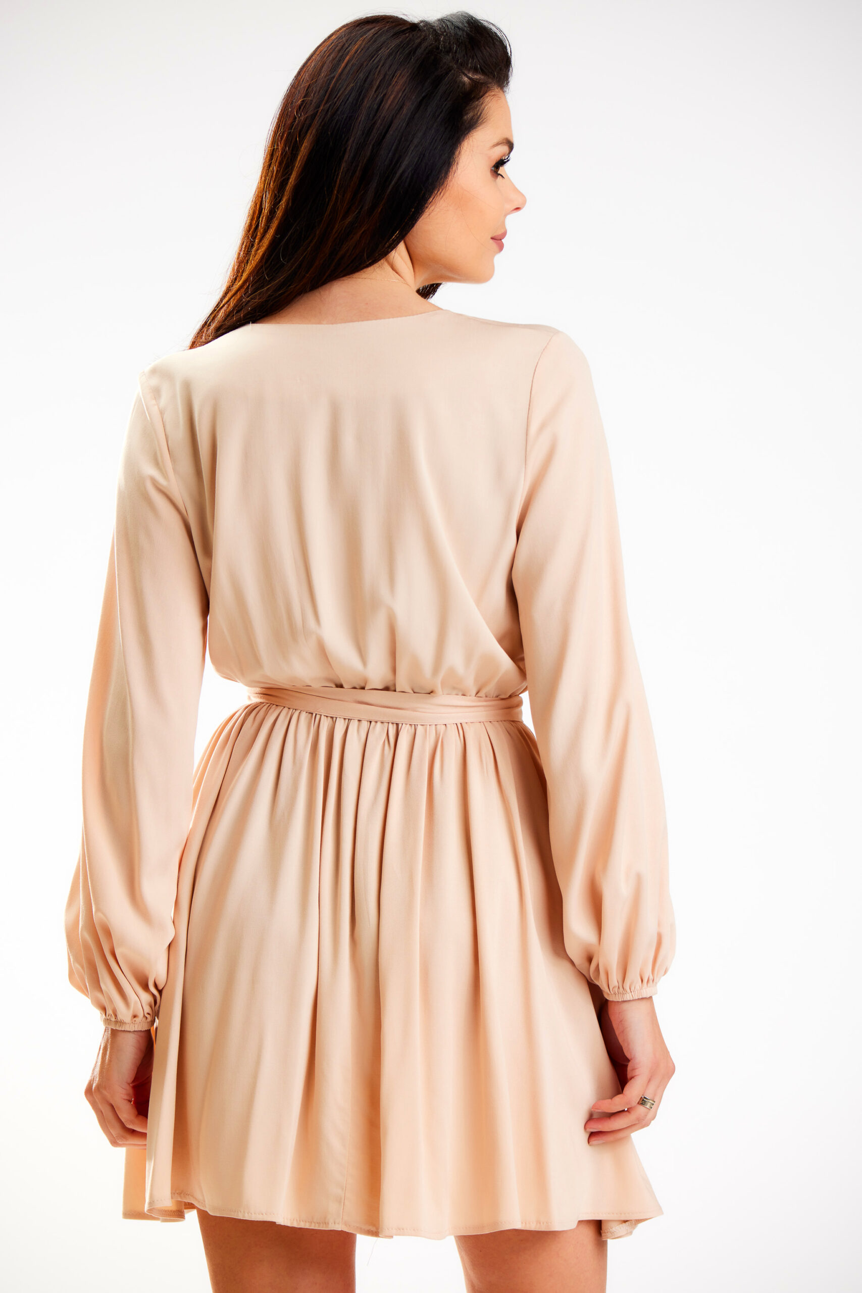 Sukienka Model A577 Beige - awama178663 - Beżowy - obrazek 3