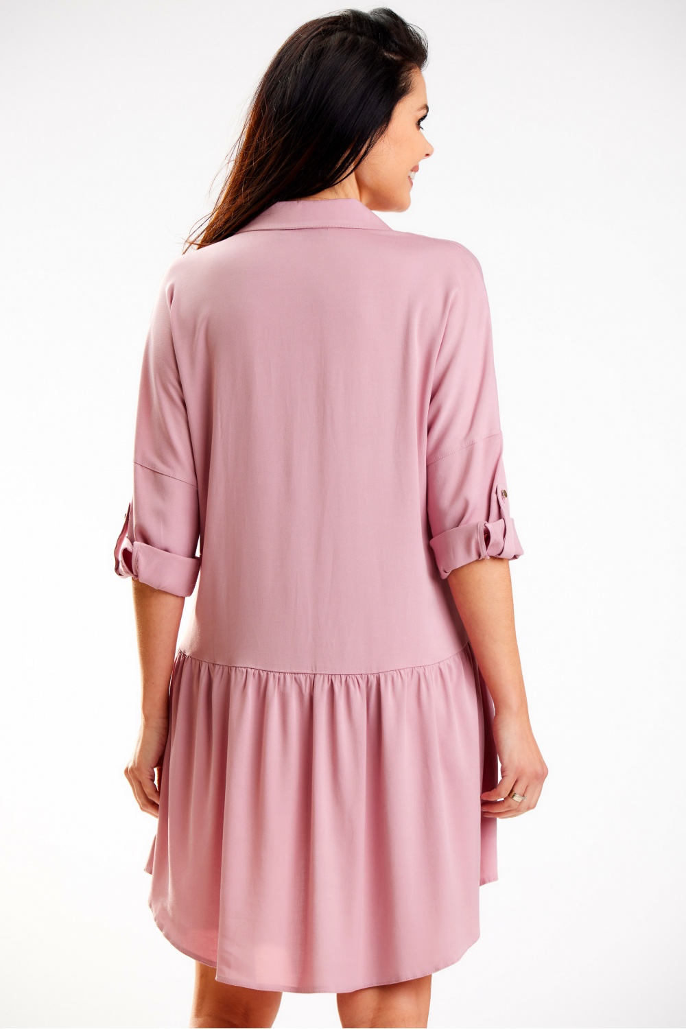 Sukienka Model A584 Dirty Pink - awama179586 - Różowy - obrazek 3
