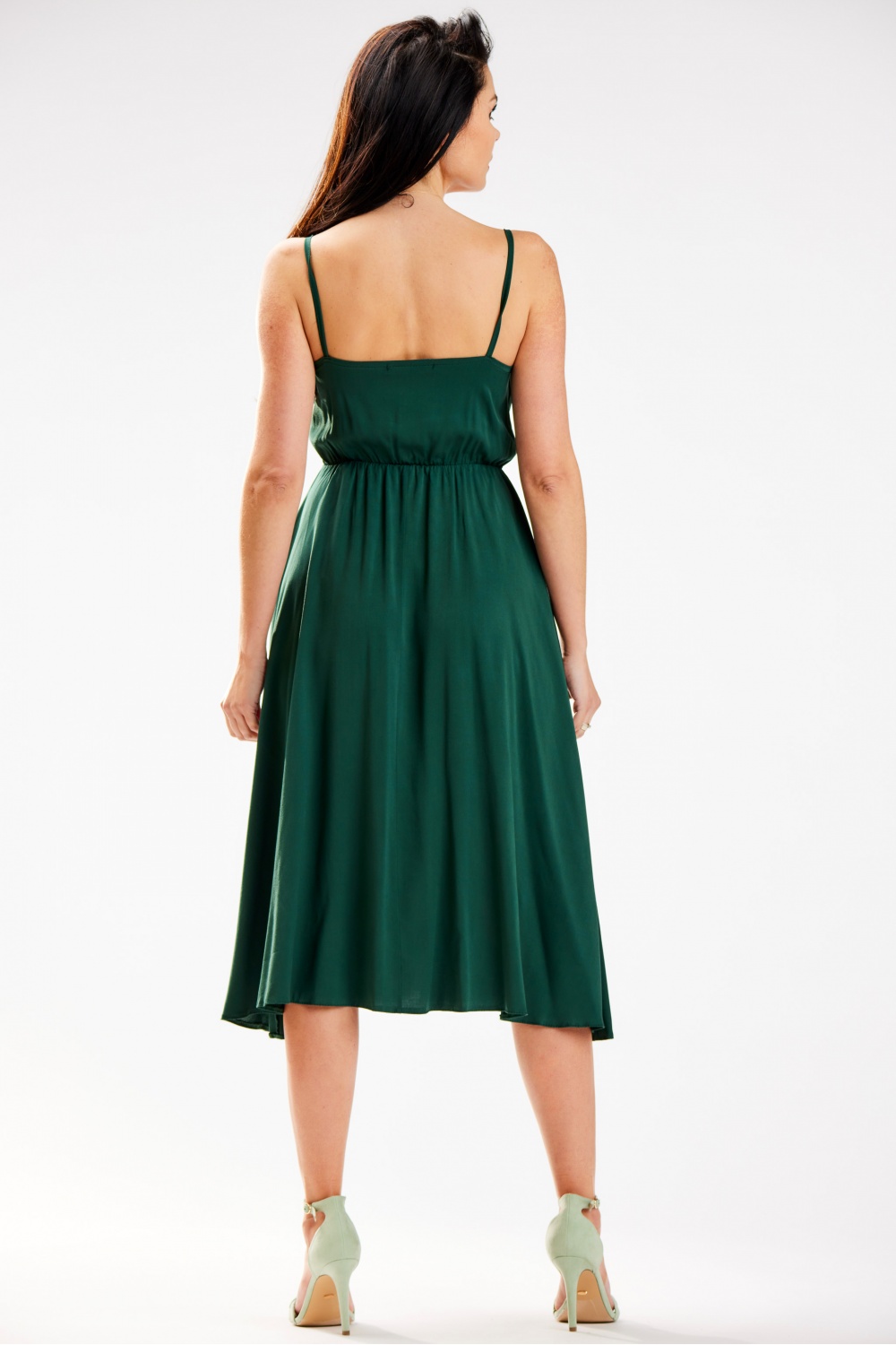 Sukienka Model A579 Bottle Green - awama179594 - Zielony - obrazek 3