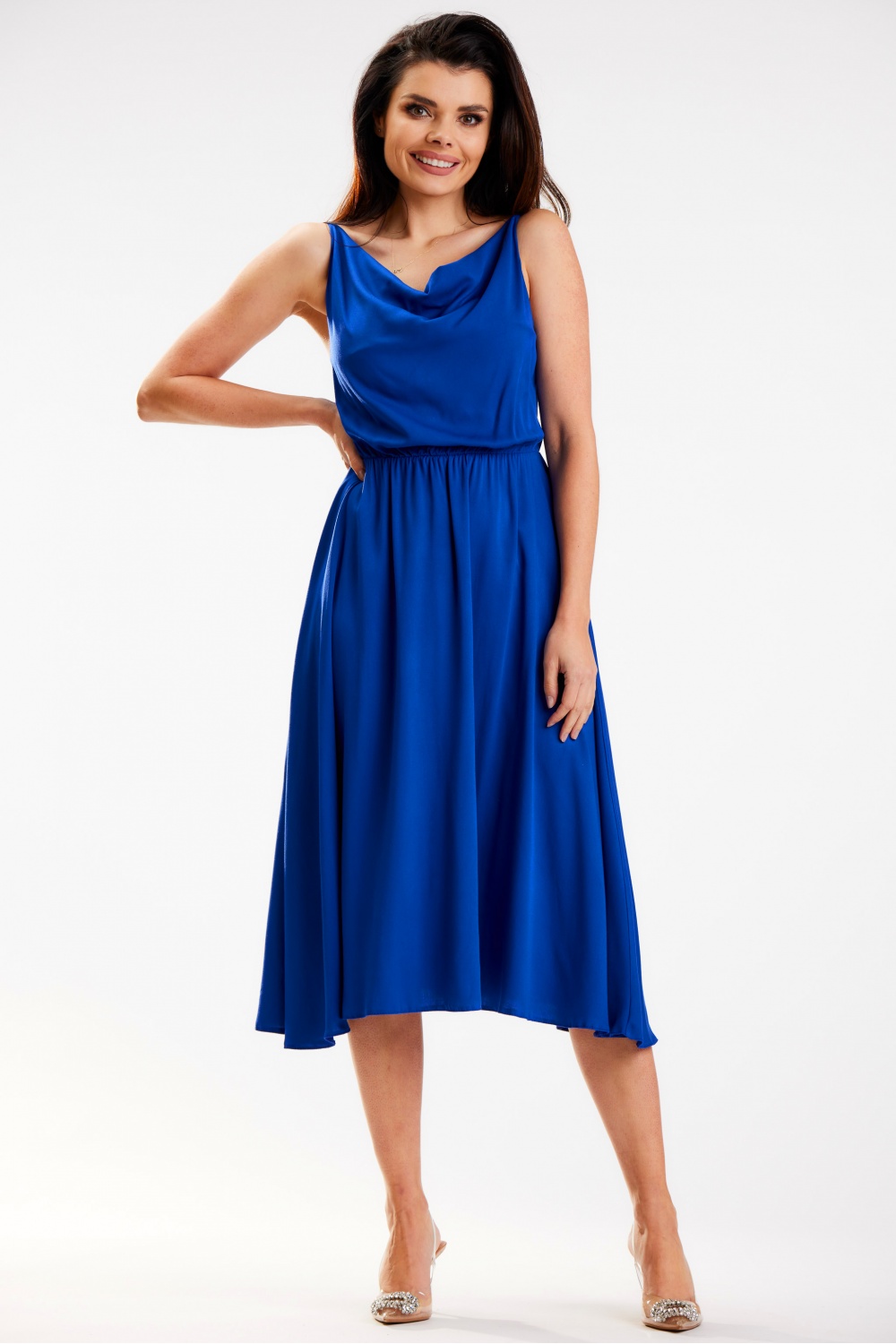 Sukienka Model A579 Blue - awama179595 - Niebieski