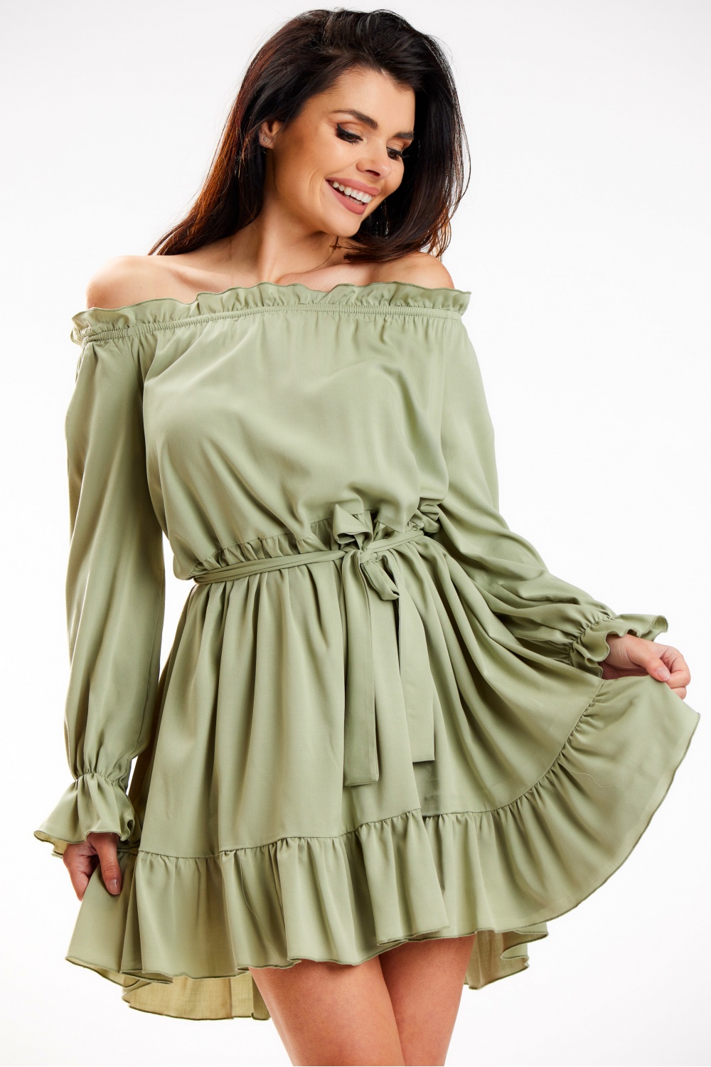 Sukienka Model A578 Green - awama179597 - Zielony