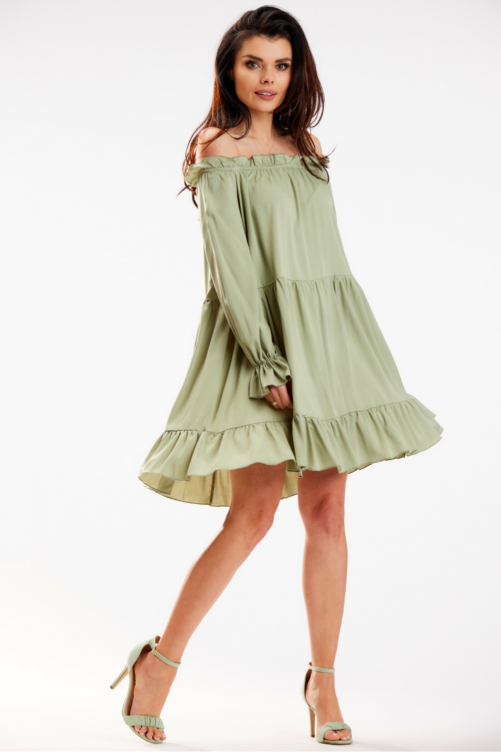 Sukienka Model A578 Green - awama179597 - Zielony - obrazek 2
