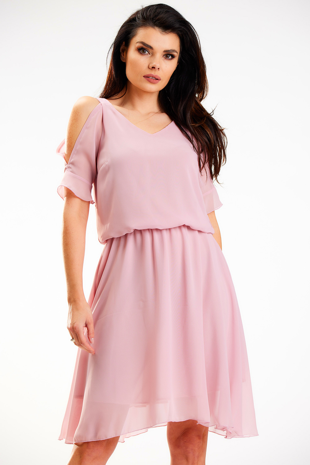 Sukienka Model A572 Dirty Pink - awama179609 - Różowy - obrazek 2