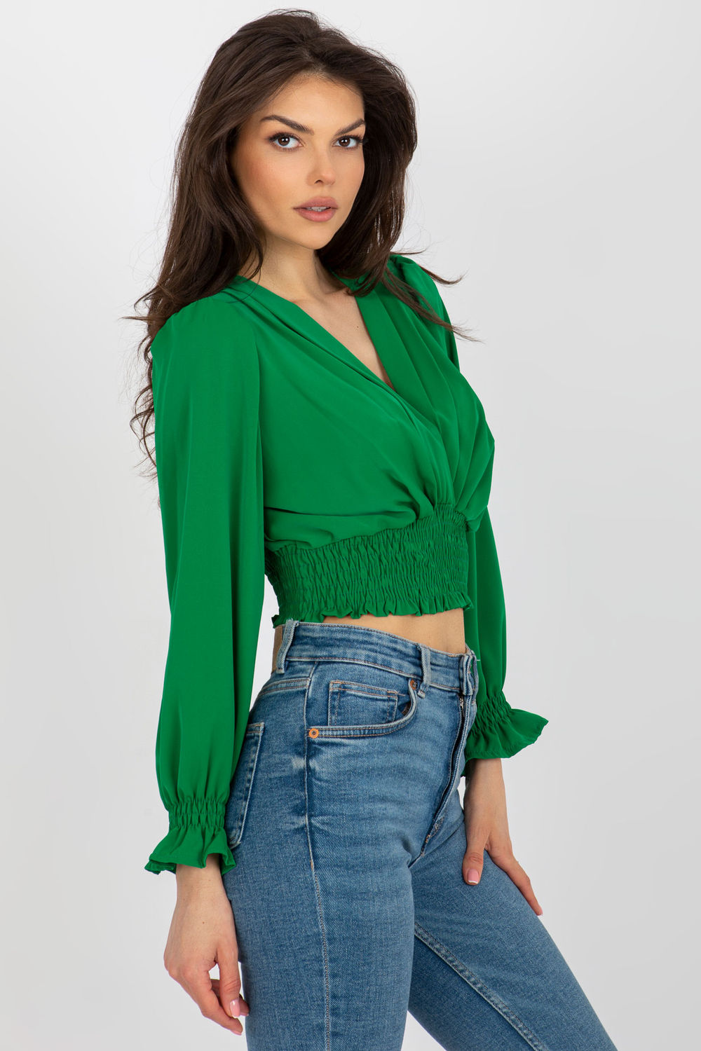Bluzka Model DHJ-BZ-13866.92P Green - Italy Moda179691 - Zielony - obrazek 2