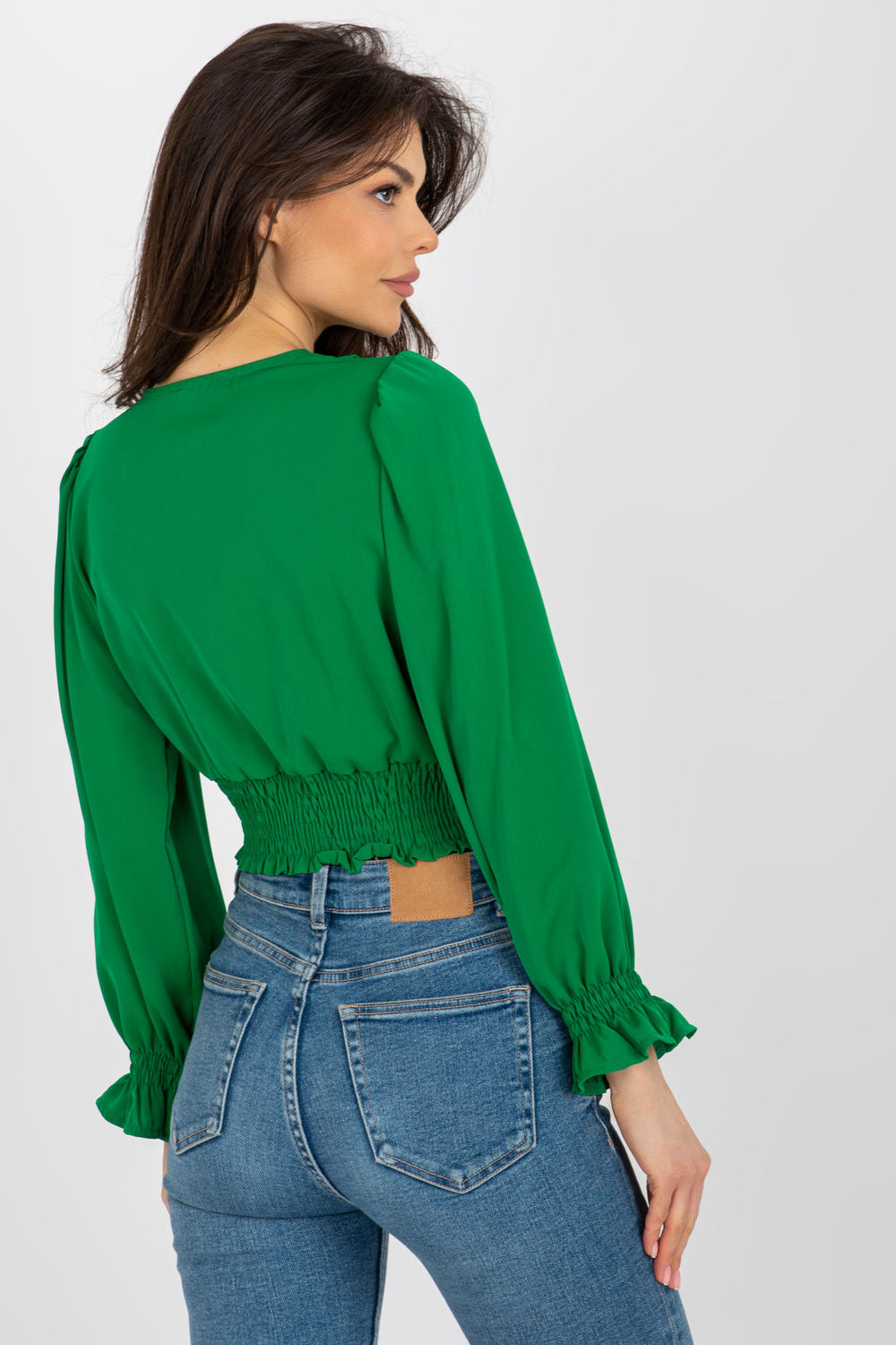 Bluzka Model DHJ-BZ-13866.92P Green - Italy Moda179691 - Zielony - obrazek 3
