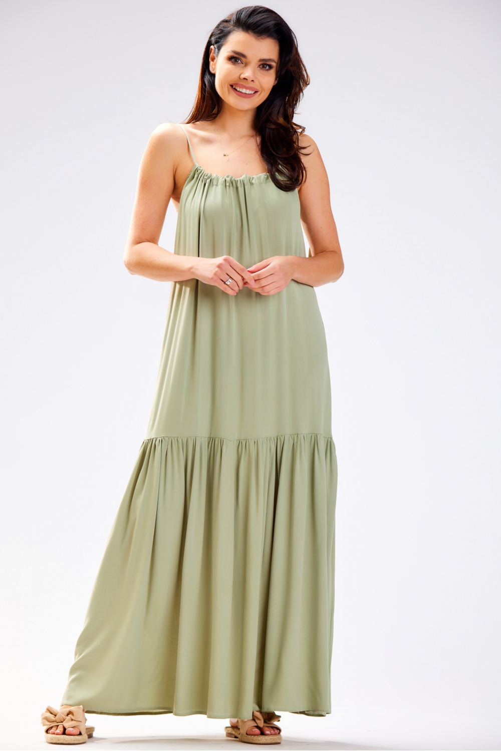 Sukienka Model A582 Green - awama181105 - Zielony