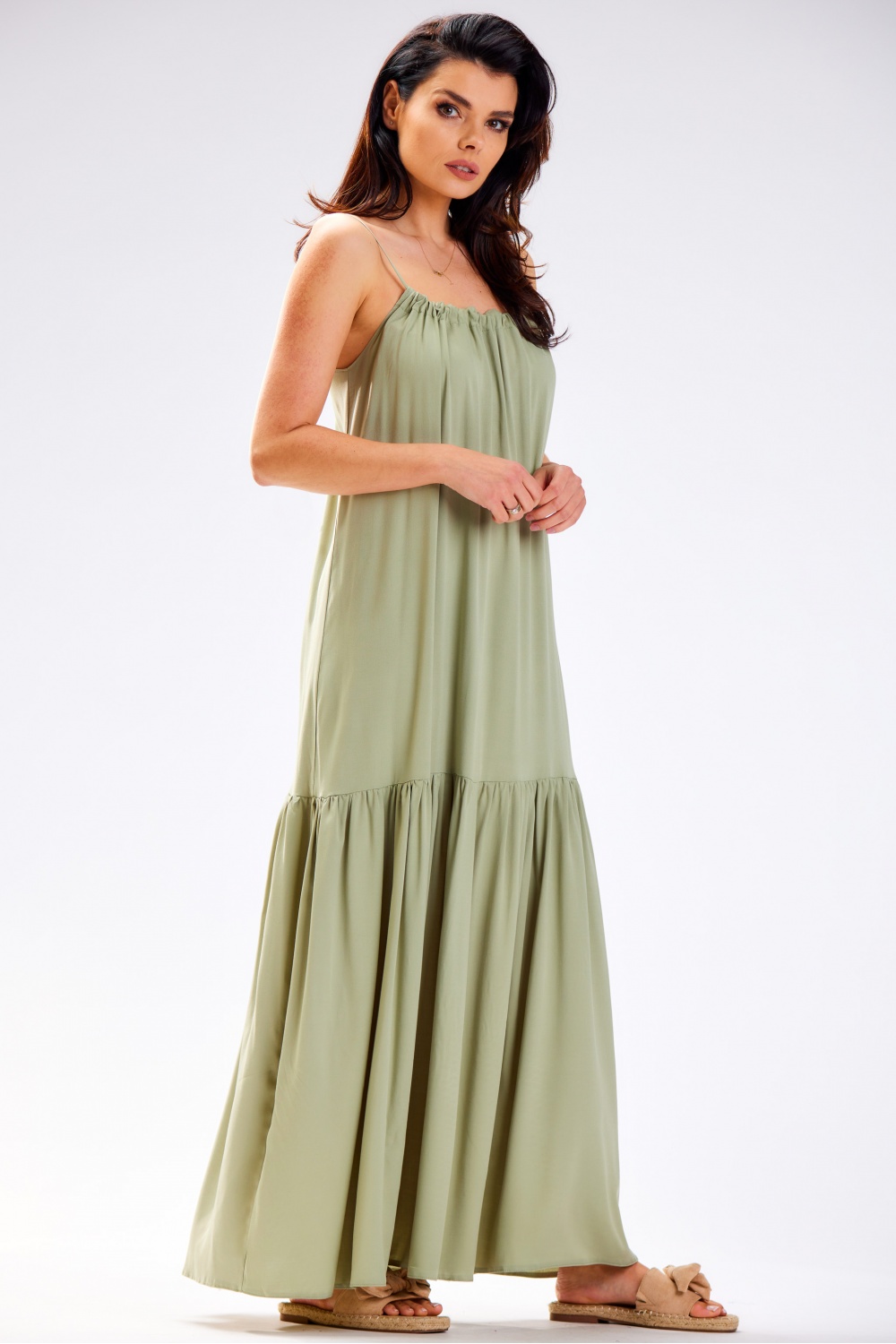 Sukienka Model A582 Green - awama181105 - Zielony - obrazek 2