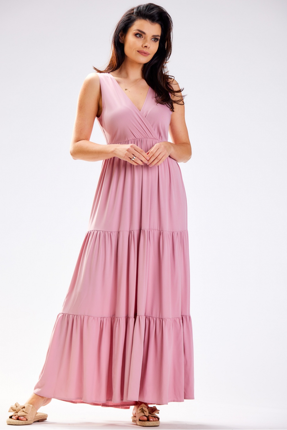 Sukienka Model A581 Dirty Pink - awama181111 - Różowy
