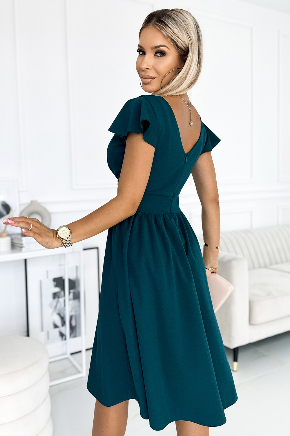 Sukienka Model Matilde 425-1 Green - Numoco181131 - Zielony - obrazek 3