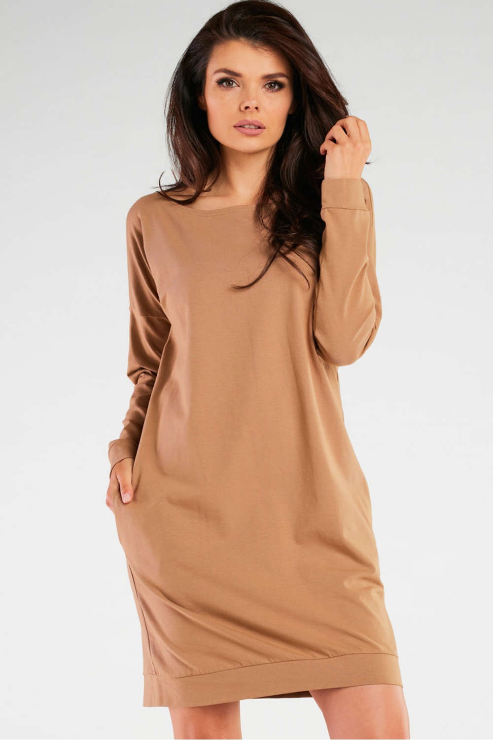 Sukienka Model M257 Beige - Infinite You181277 - Beżowy