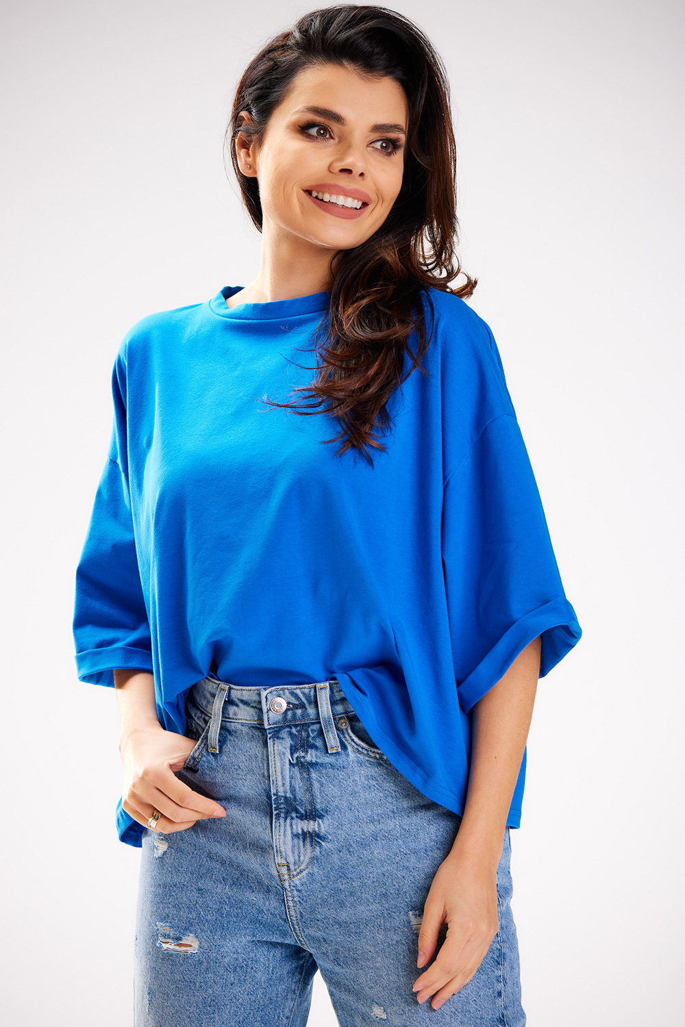 Bluzka Model M265 Blue - Infinite You181271 - Niebieski