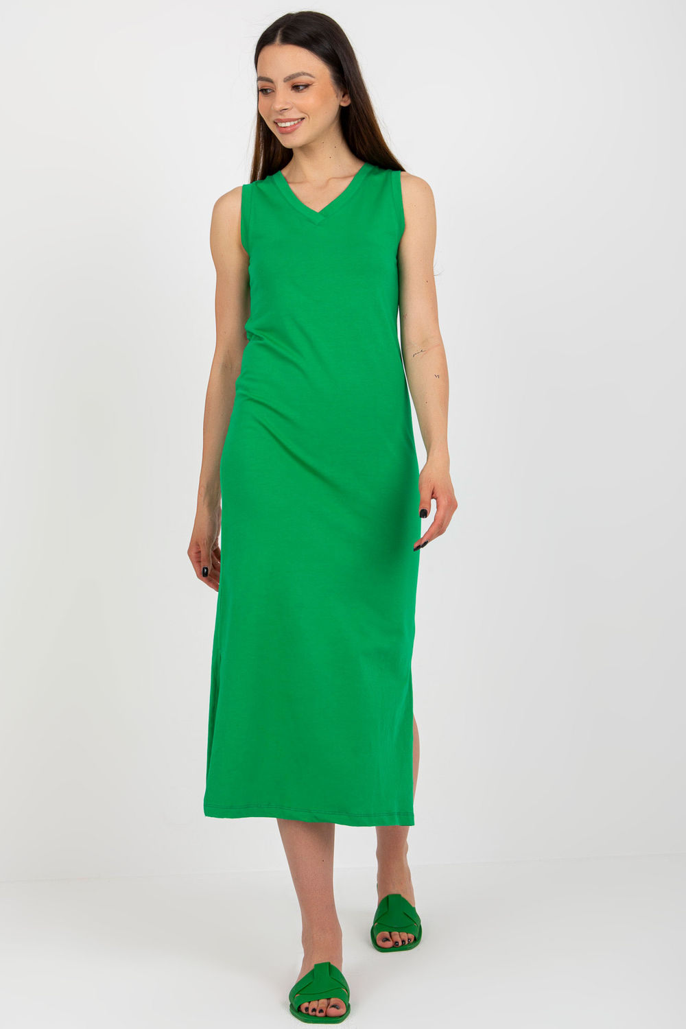 Sukienka Model TW-SK-BL-R1042.02 Green - Och Bella181680 - Zielony