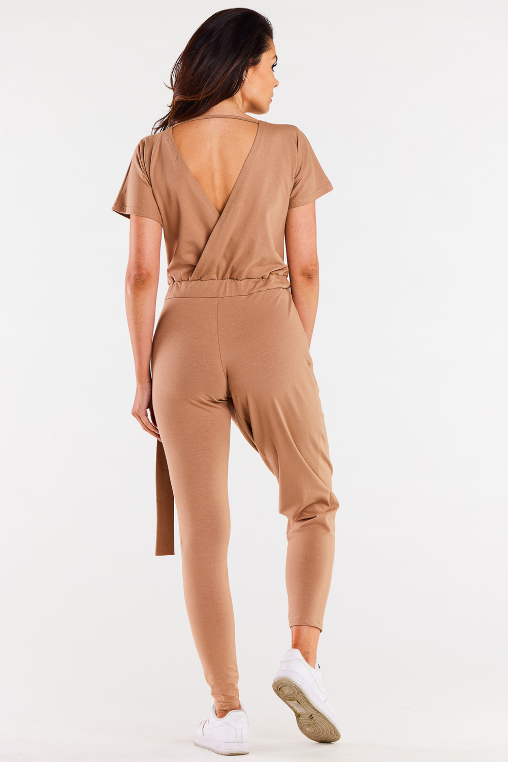 Spodnie Kombinezon Model M298 Beige - Infinite You182156 - Beżowy - obrazek 3