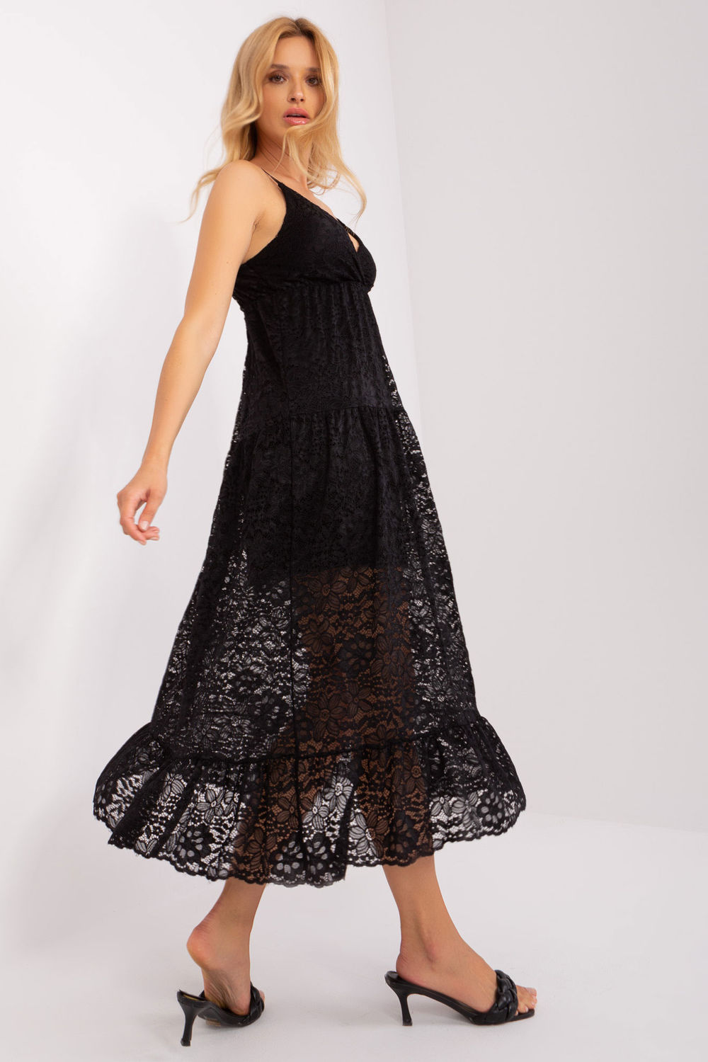 Sukienka Model TW-SK-BI-8247.62P Black - Och Bella182556 - Czarny - obrazek 2