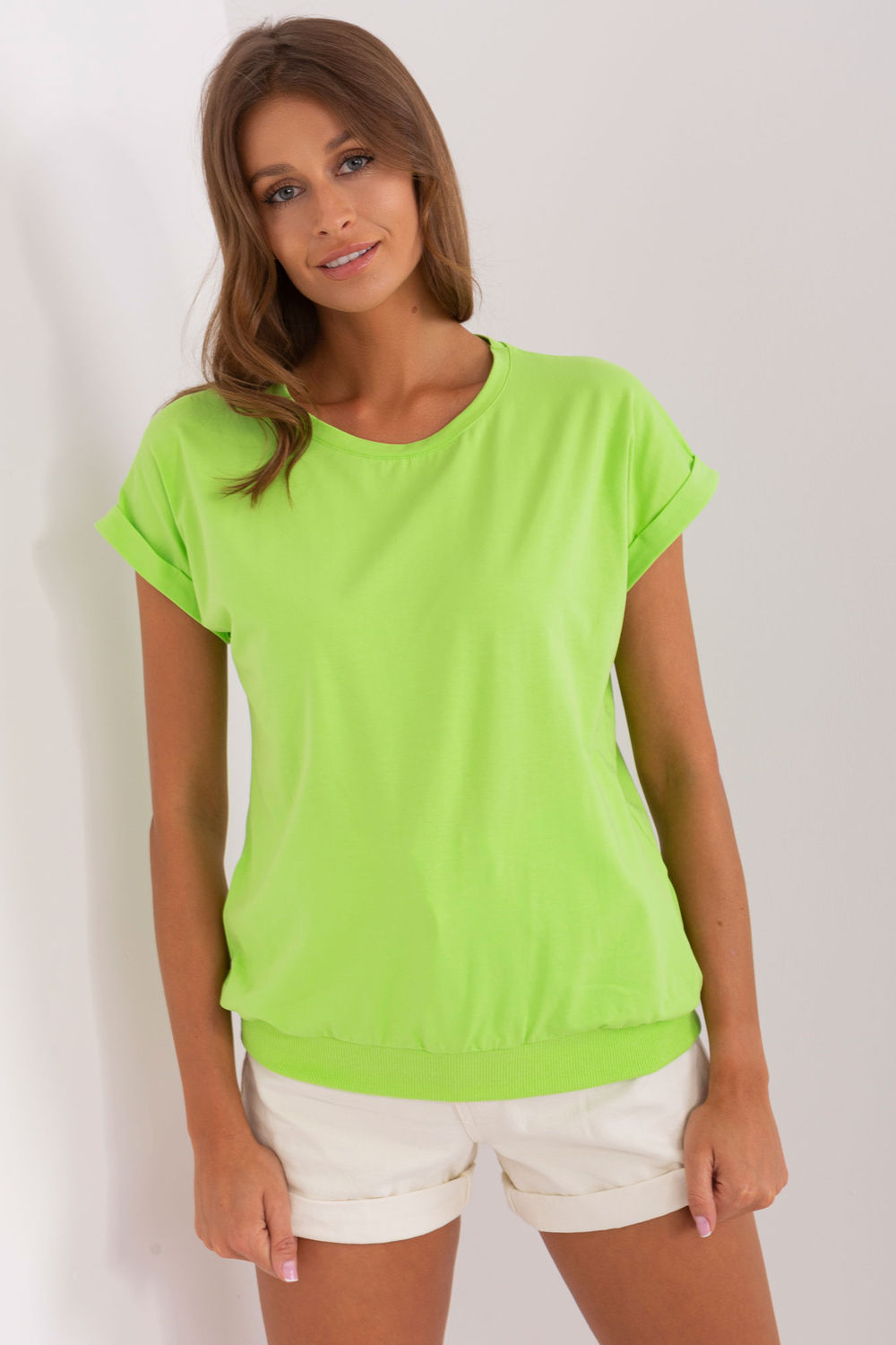 Bluzka Model RV-BZ-8836.86 Light Green - Relevance182701 - Zielony