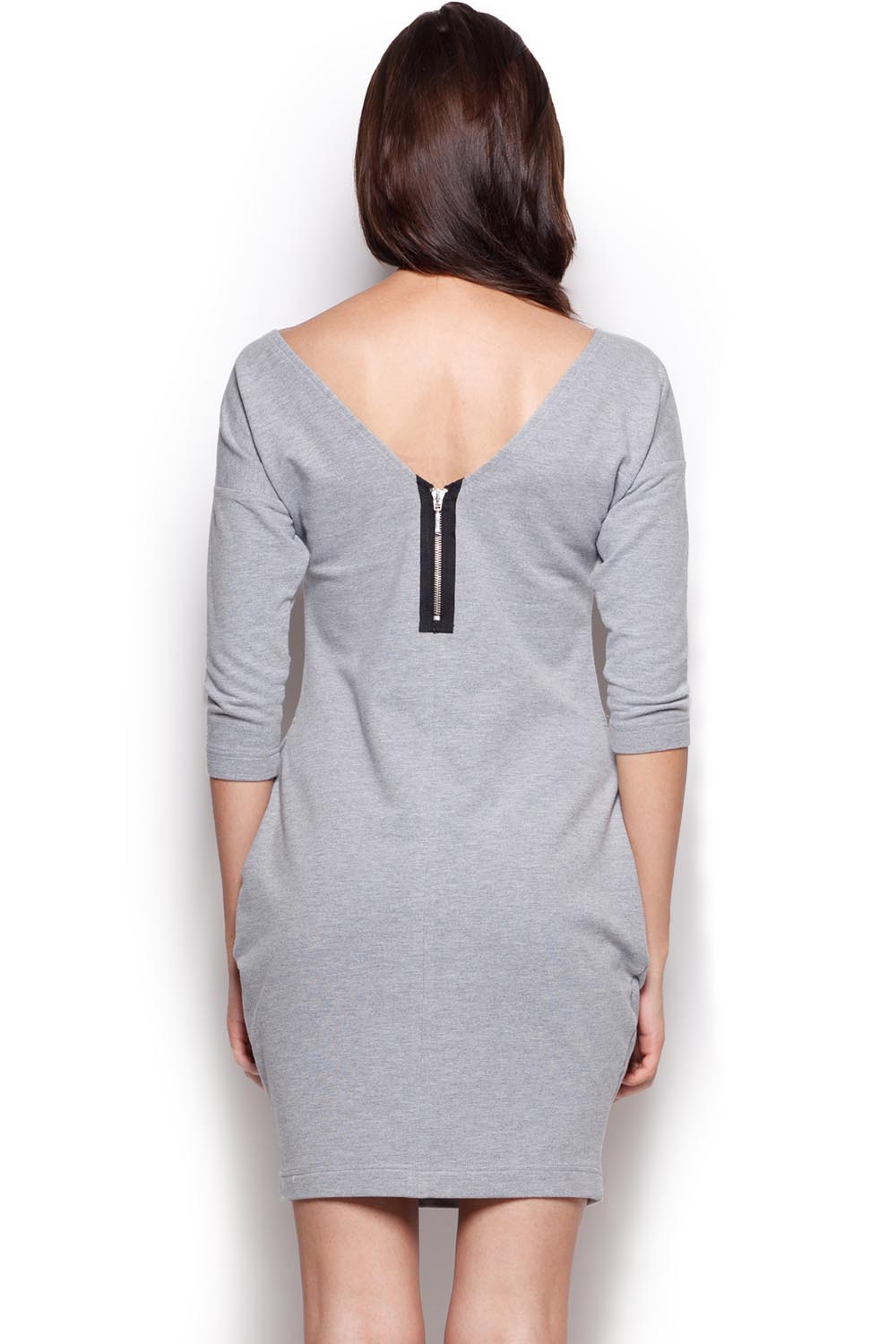 Sukienka Model 312 Grey - Figl43731 - Szary - obrazek 3