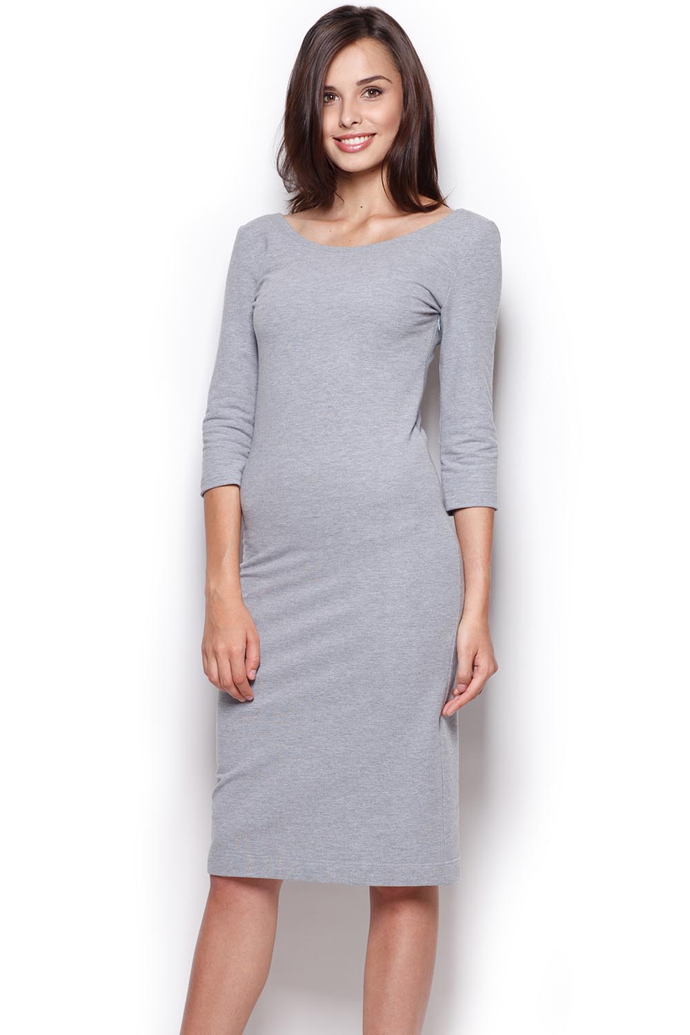 Sukienka Model 301 Grey - Figl43733 - Szary
