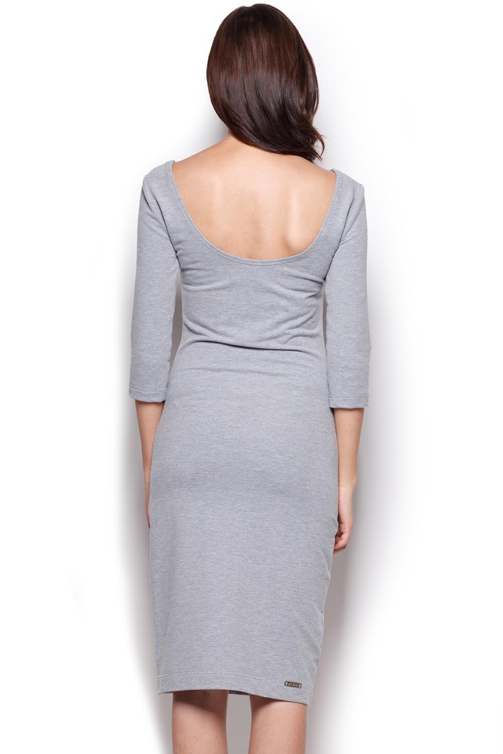 Sukienka Model 301 Grey - Figl43733 - Szary - obrazek 3