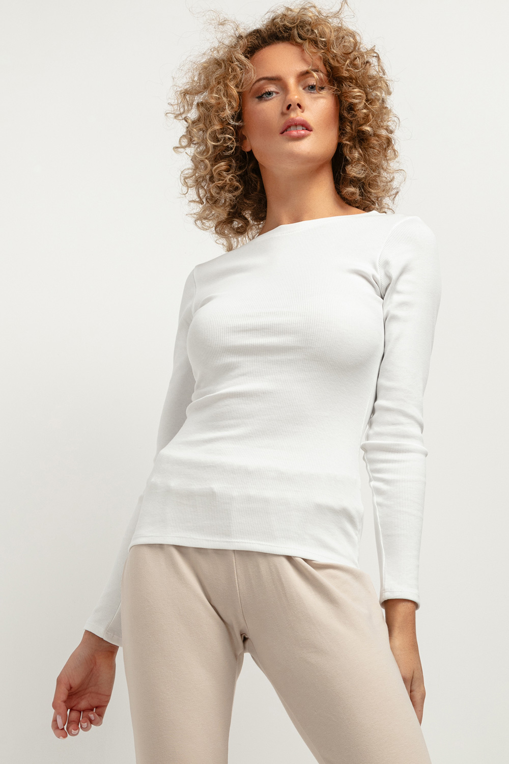 Bluzka Model T387/1 White - Tessita183167 - Biały
